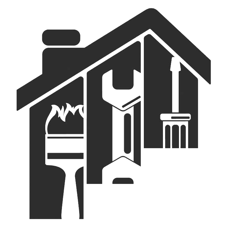 Logo de una casa con herramientas representando al Servicio Técnico Domusa Calafell